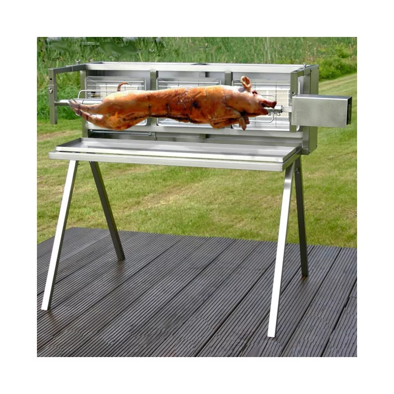 Kit Barbecue Tournebroche Électrique YRHome 107cm - Moteur 220