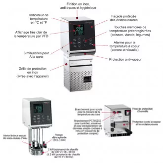 Thermoplongeur cuisson basse température Diamond avec cuve 58L