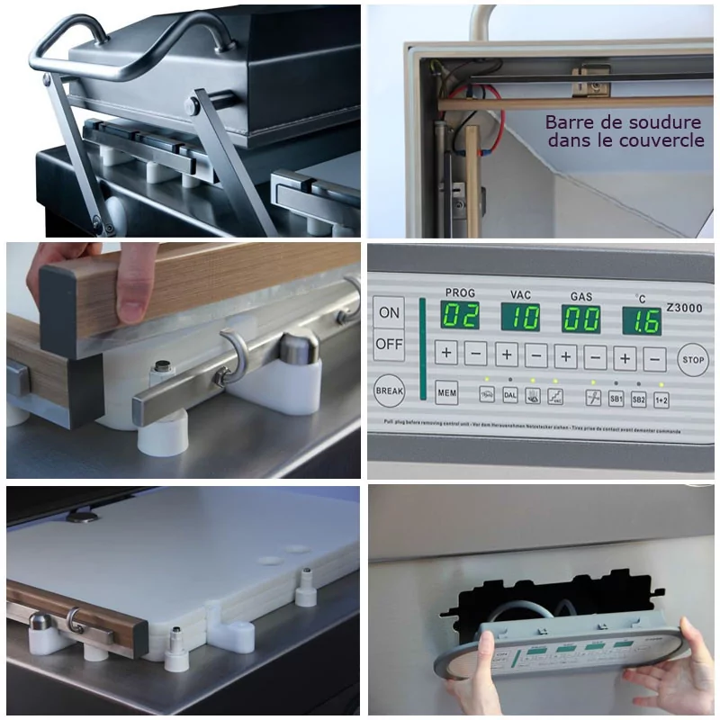 Machine sous vide industrielle à double cloche Boss Titan X630