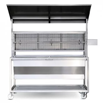 Tourne broche barbecue bois B1600