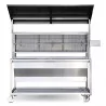 Tourne broche barbecue bois B1600