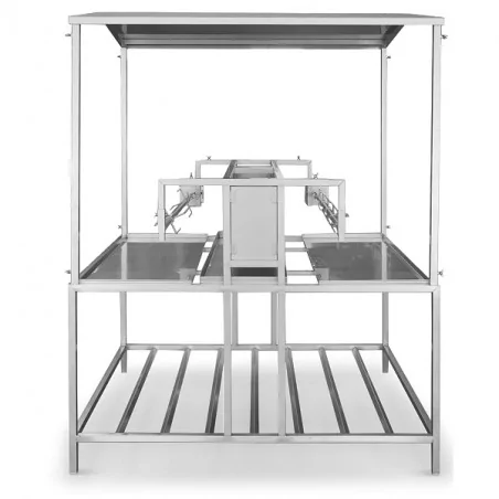 Grand tournebroche double pour mechoui L1800 Grand tournebroche double pour mechoui L1800