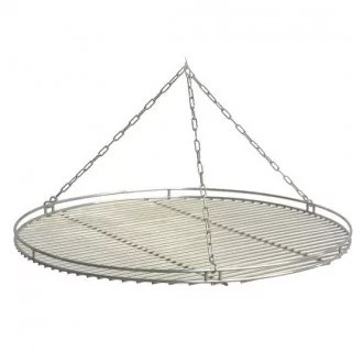 Option grille avec relevé pour barbecue suspendu rond Politec