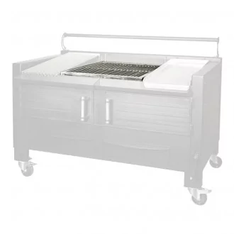 Grille inox bbq bois B800 et B1455.