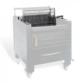 Grille rotative pour barbecues bois