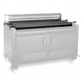 Grille rotative pour barbecues bois