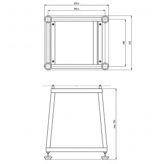 Socle pour trancheuse automatique