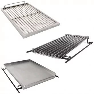 Les demi-grilles pour barbecues bois