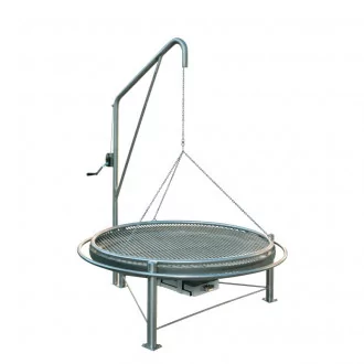 barbecue suspendu inox 1400