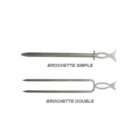 Brochette simple ou double