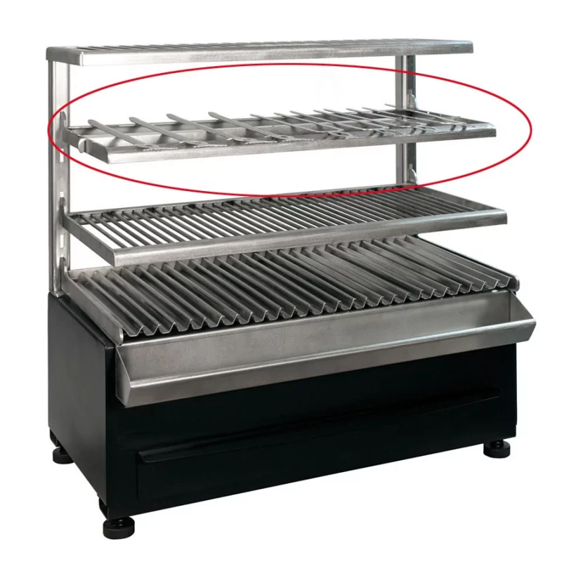 Porte-Brochettes 2 Places En Inox Louis Tellier - Parfait Pour Flamber Et Présenter Vos Brochettes Style Pro