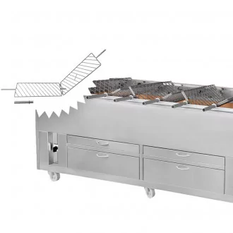 Grille rotative multi-usage bbq portugais