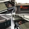 Barbecue professionnel fonte  B1455