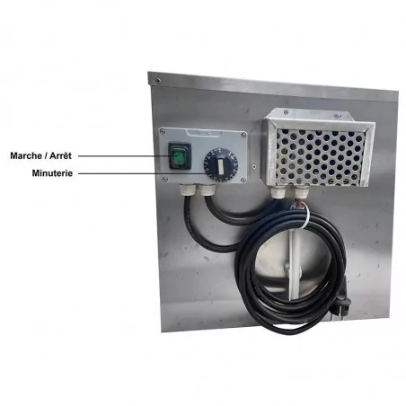 Fumoir électrique à Froid En Acier Inoxydable Avec Pompe - Pour Fumage Doux De Poisson, Viande, Fromage - Usage Domestique Et Professionnel