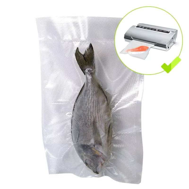 Sacs sous vide gaufrés-Sac sous vide - Emballage sous vide alimentaire