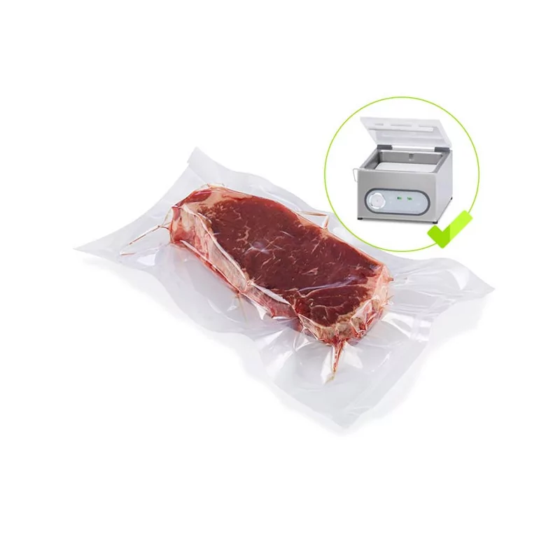 Sac sous vide alimentaire lisse pour la cuisson sous vide, pour