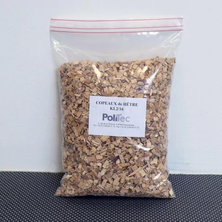 Copeaux de bois de hêtre pour fumage - 1 kg