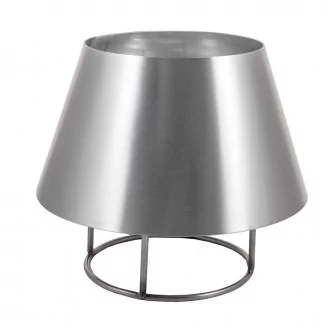 Chapeau inox four à braise