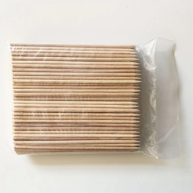 Lot de 100 piques à brochettes bois H 23cm - Centrakor