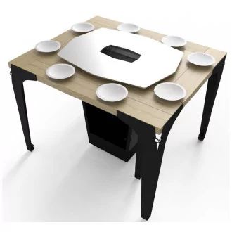 Brasero Plancha Augoust avec tables