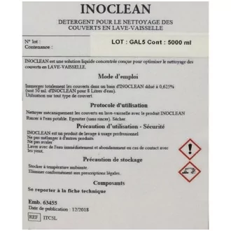 Produit de lavage Inoclean détails