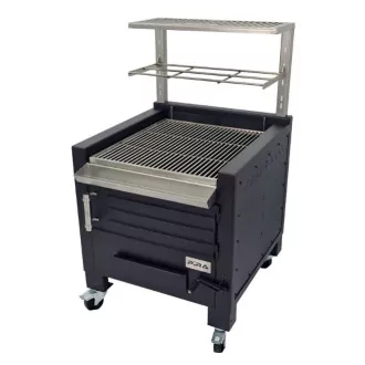 Barbecue professionnel B800 avec étagère