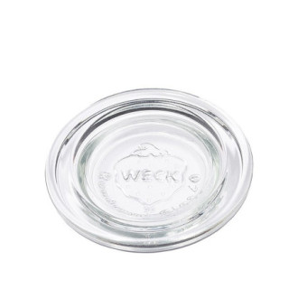 Couvercle en verre pour bocal Weck