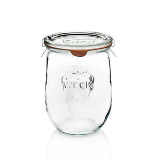 6 bocaux Weck modèle 1062 ml - ø 100 mm - Couvercle et joint inclus