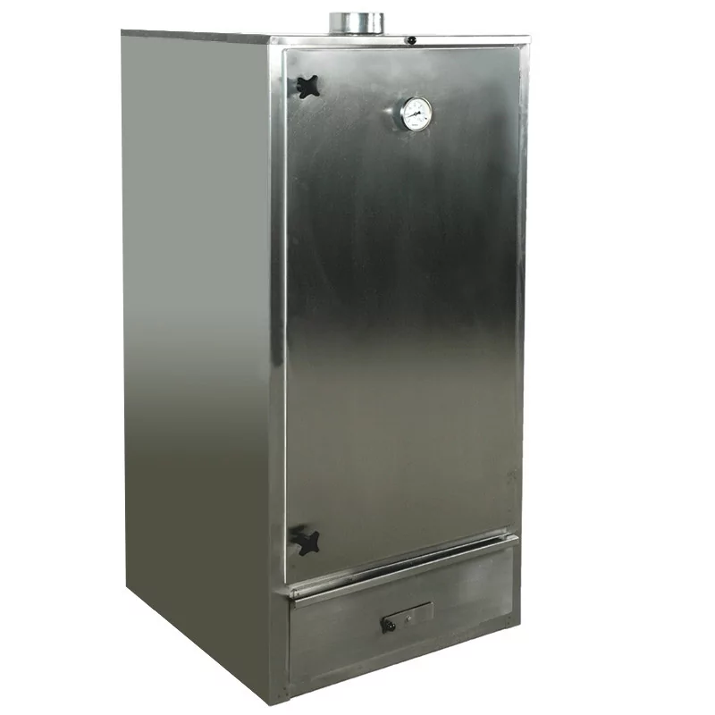 Fumoir fumage à froid inox 85 cm de hauteur avec porte charnière