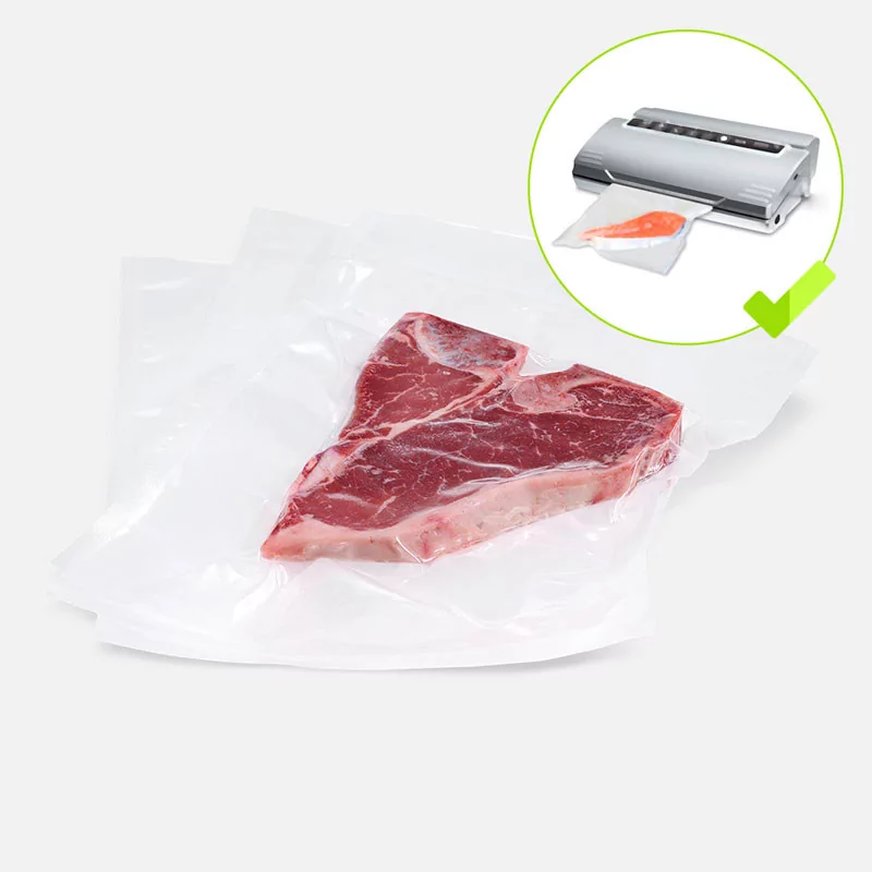 300 Sac Sous Vide Alimentaire Gaufré Rouleau Poche Sachet Film Foodsaver