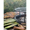 plancha et grille de cuisson