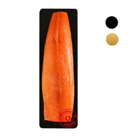 Plaque carton saumon or noir 200x600