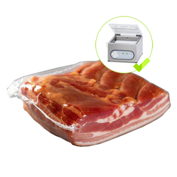 Sac sous vide cuisson rétractable 65°C