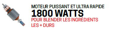 Moteur blender blendtec ultra puissant