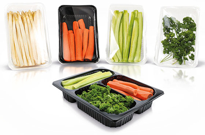 barquettes alimentaires d'operculeuse