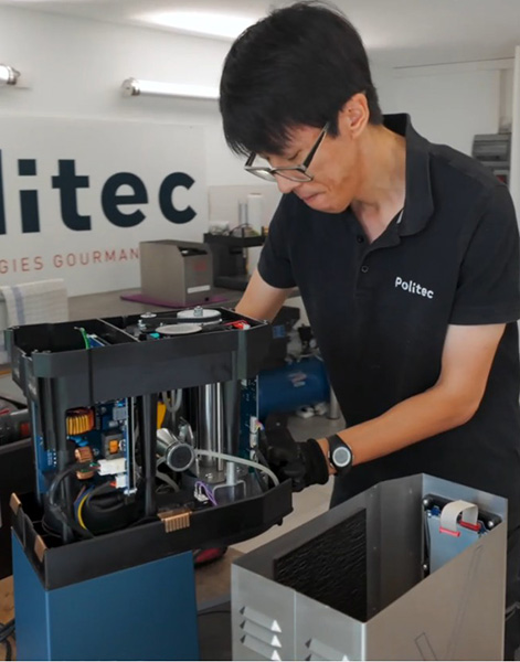 Christophe du SAV Politec