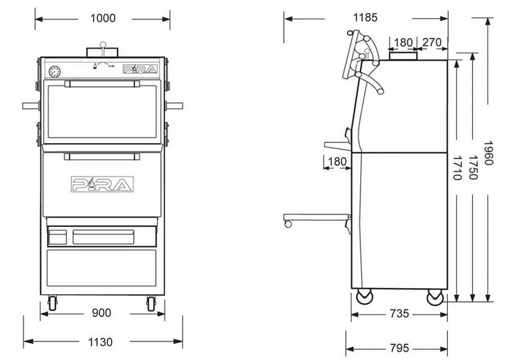 dimensions four a braise double 90 Lux ed