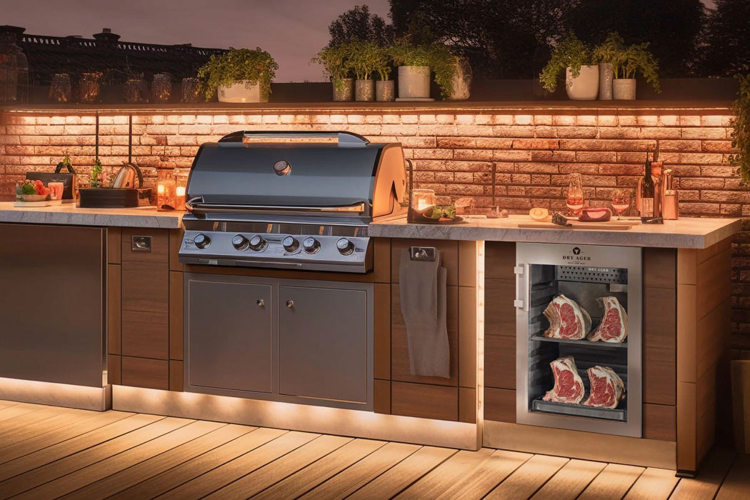 Barbecue et cave Dry Ager