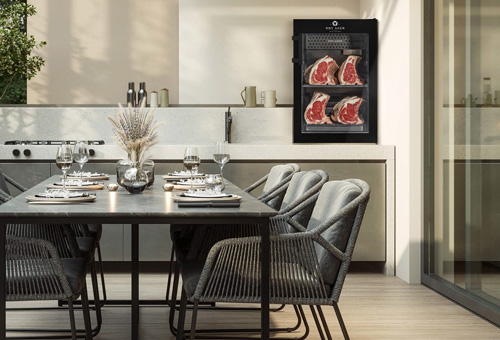 Cave de maturations DX500 black en terrasse