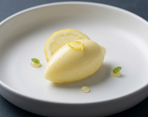 Sorbet citron avec Frxsh