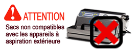 non compatible avec machine sous vide externe