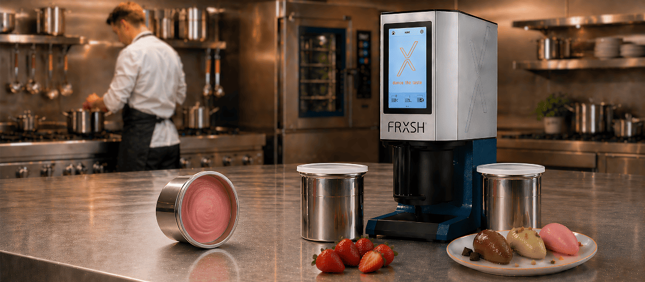 Mousse Chef Frxsh en cuisine