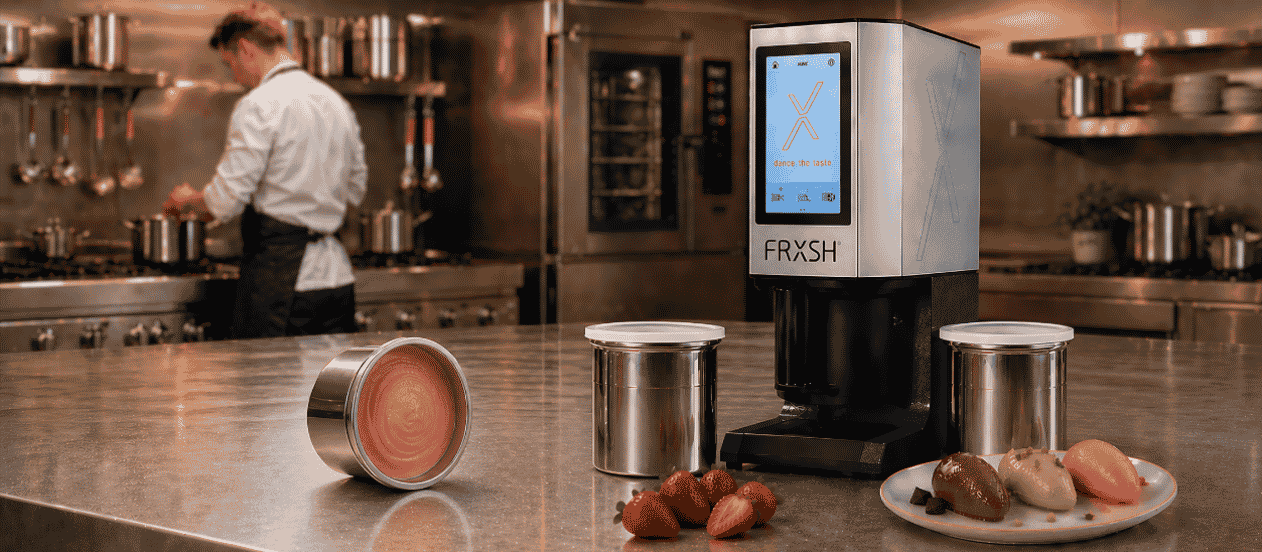 Mousse Chef Frxsh en cuisine