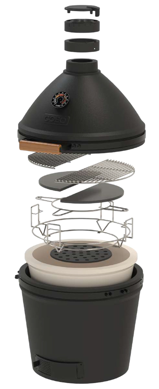 Kamado Quatro L Coeo en détails