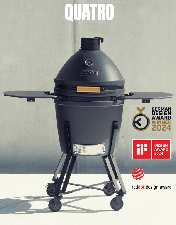 Kamado Quatro L sur chariot