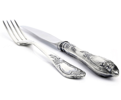 couverts en argent