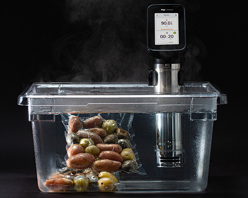 HydroPro installé sur un bac pour cuisson sous vide