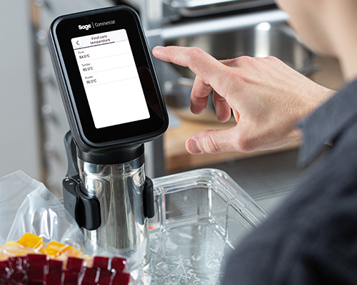 Écran tactile du thermoplongeur HydroPro